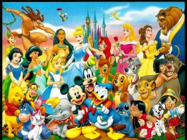 Top 5 Most Favorite Disney Characters